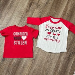 Valentines shirts